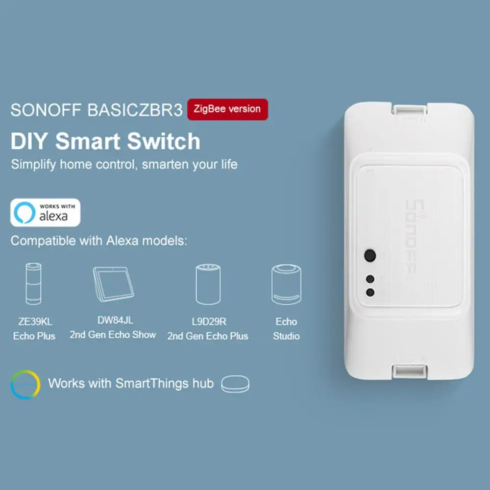 1/3/5 шт. Itead Sonoff BASICZBR3 первый умный переключатель Zigbee сделай сам управляемый через