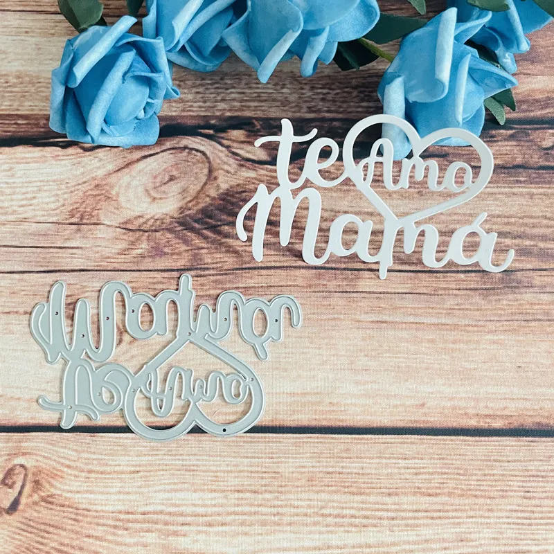 Испанское слово Мама Любовь Украшение штампованные металлические штампы Сделай