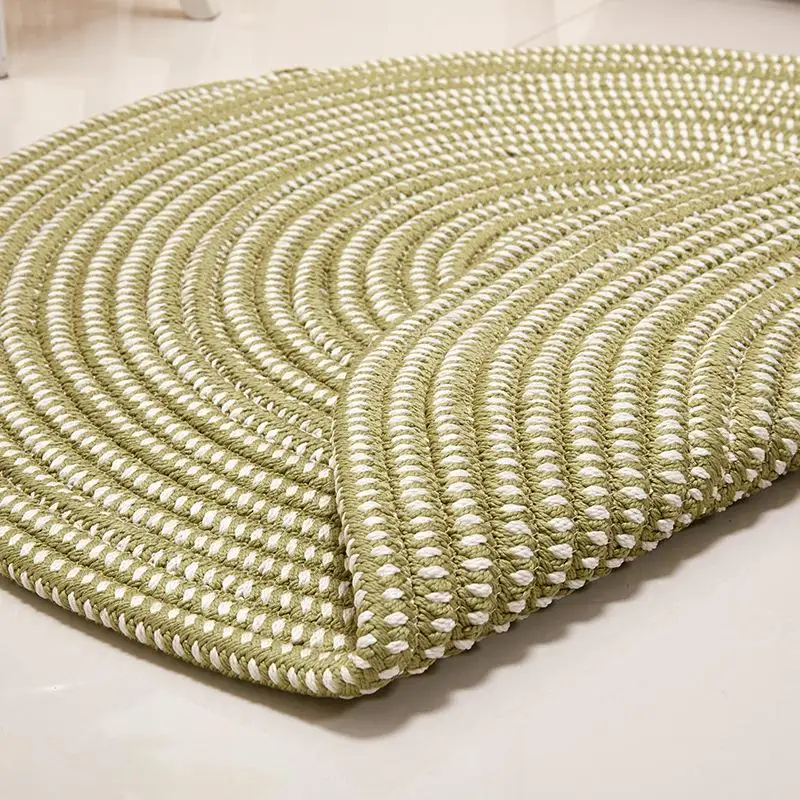 50 новых круглых плетеных нескользящих напольных ковриков коврик для йоги