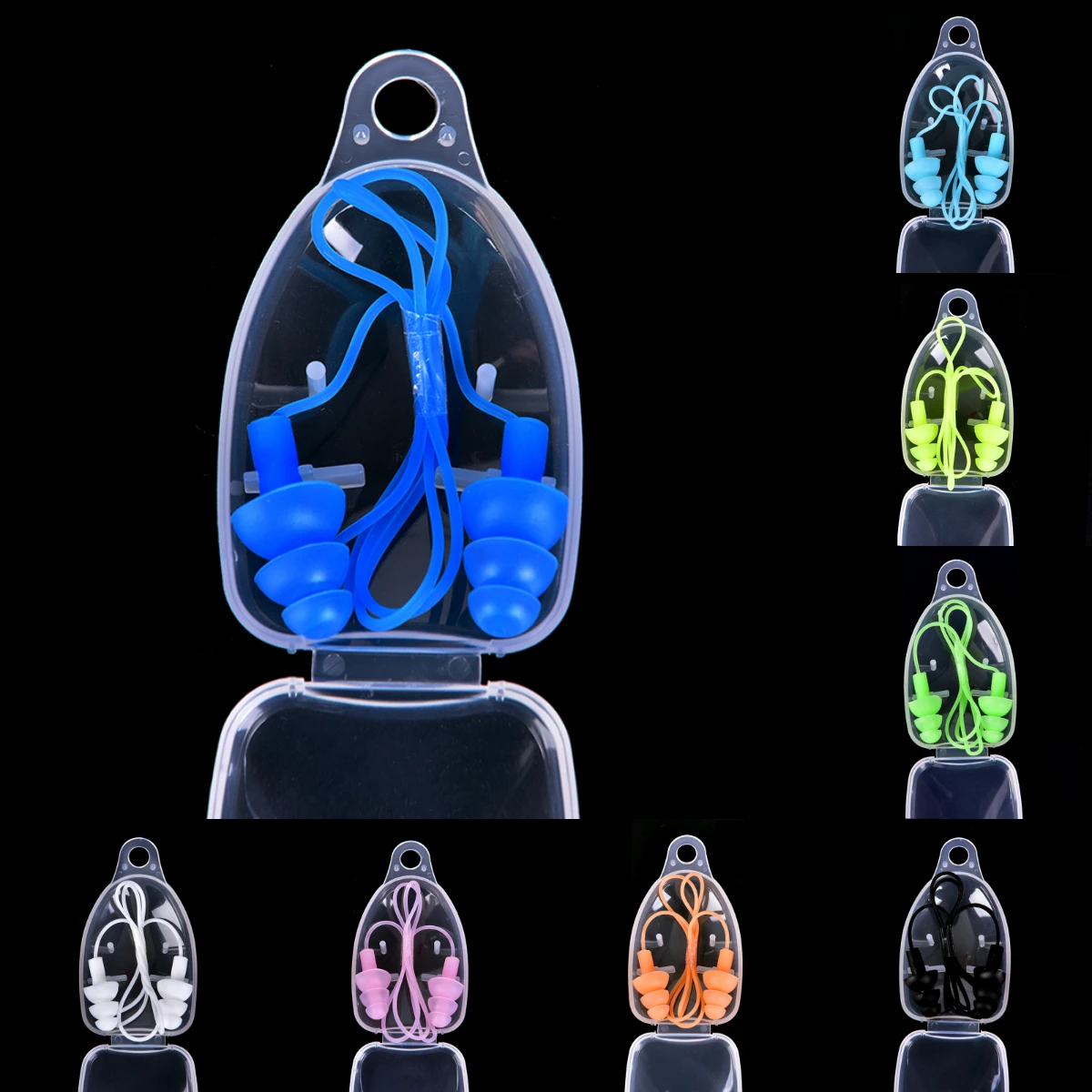 

1pair Universal Soft Silicone Swimming Ear Plugs Earplugs Water Sports Swim Ear Plug Pool Accessories