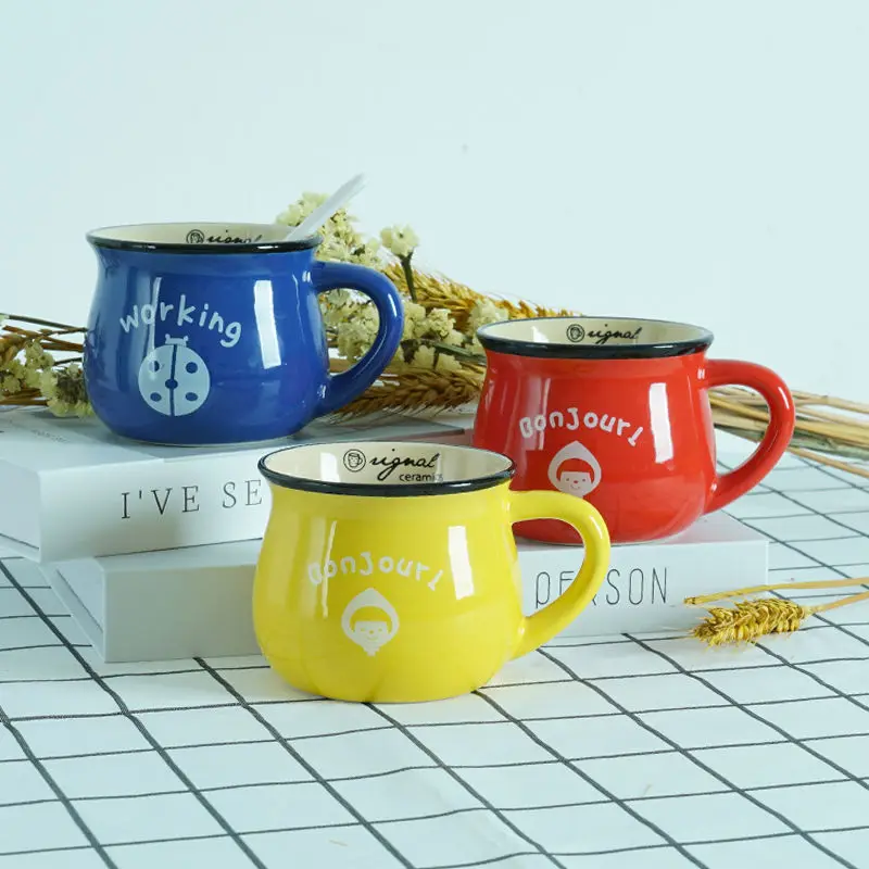 Кружка для питьевой воды Корейская версия Симпатичная керамическая кружка с