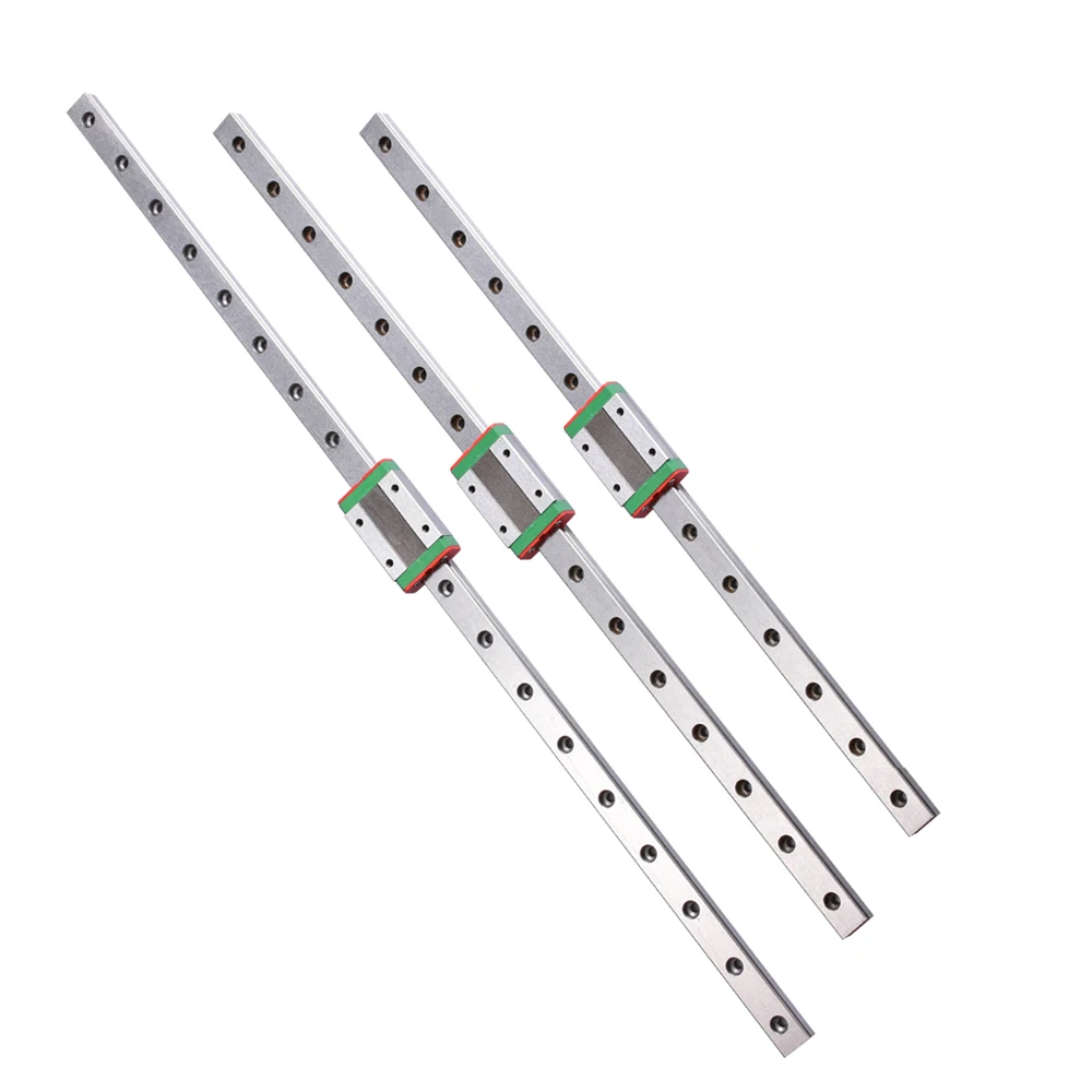 Линейная направляющая BIQU 12 мм с кареточным слайдом MGN12H MGN12C 200 300 400 450 500 600 Delta 3D