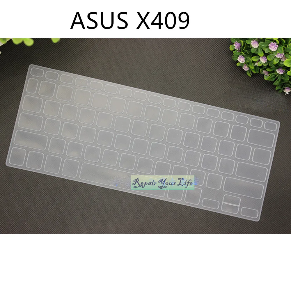 Силиконовый защитный чехол для клавиатуры ноутбука ASUS X409 X409F X409FJ 14 дюймов защита