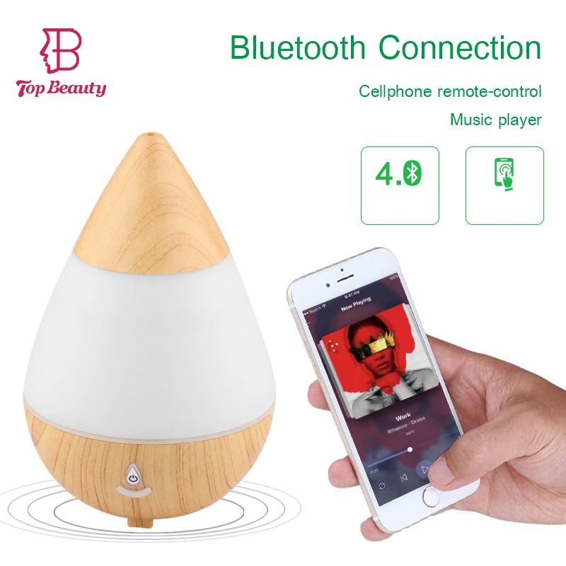 Увлажнитель с воздушным диффузором Bluetooth соединение создатель тумана