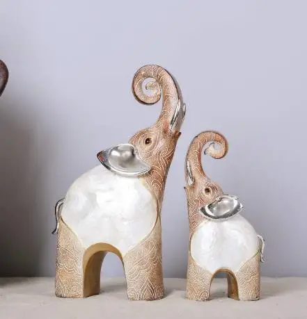 

Resin elephant Statue Sculpture Decoration Nordic Home Decor Figurines Interior Tabletop Decor Office Home Living Room Art Decor