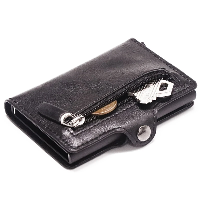 Лидер продаж 2020 RFID кошелек для карт из ПУ кожи чехол одна коробка смарт кредитная