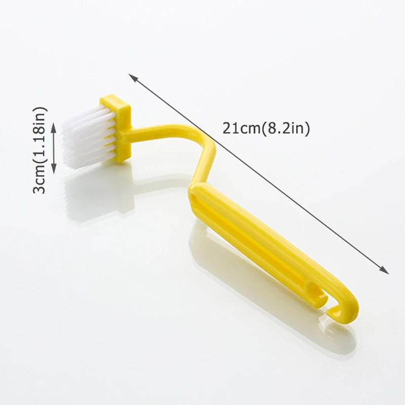 

Convenient Corners Curved Professional Toilet Brush Portable Bathroom Cleaning Brush Window Gap Cleaner Accessories