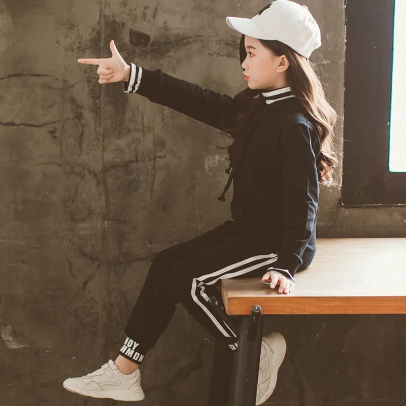 Комплект одежды для девочек-подростков Модные осенние наряды девочек задняя