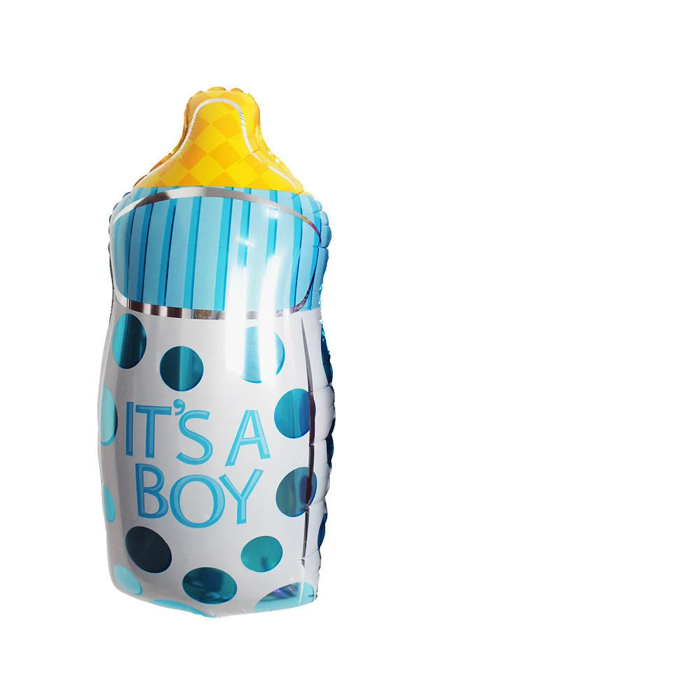 blue bottle 10 шт./лот 12 дюймов Детские шары для душа его мальчик это девушка с воздушными шарами пол раскрыть День Рождения украшения шар поставки - Цвет: blue bottle
