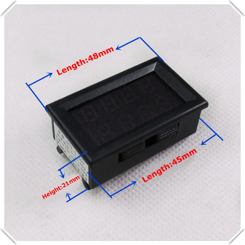 RD двойной светодиодный дисплей 4 бит 0 28 Цифровой Амперметр Вольтметр