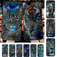 yinuoda animal tiger cat elephant pacific blue phone case for samsung a51 01 50 71 21s 70 31 40 30 10 20 s e 11 91 a7 a8 2018