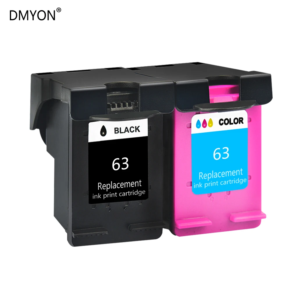 DMYON Замена для принтера HP 63 63XL картриджи совместимые с ENVY 4520 Officejet 4650 струйный