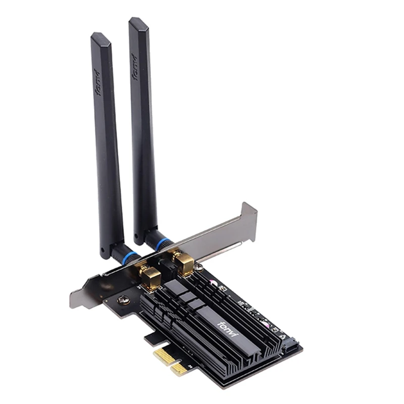 

Fenvi Dual Band 3000Mbps WiFi6 for AX200 PCIe Wireless Wifi Adapter 2.4G/5Ghz 802.11Ac/AX Bluetooth 5G WiFi 6E Card for PC