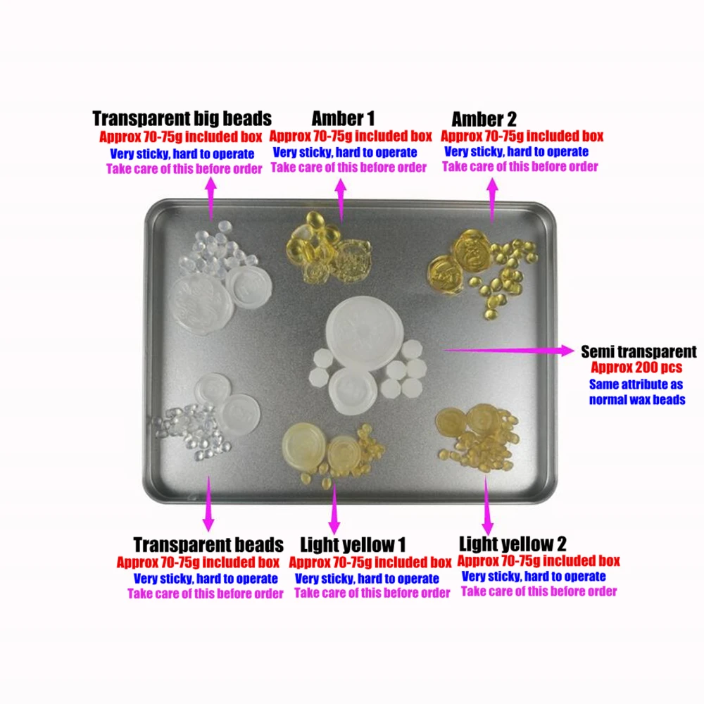 Diy янтарные полупрозрачные уплотнительные восковые бусины для