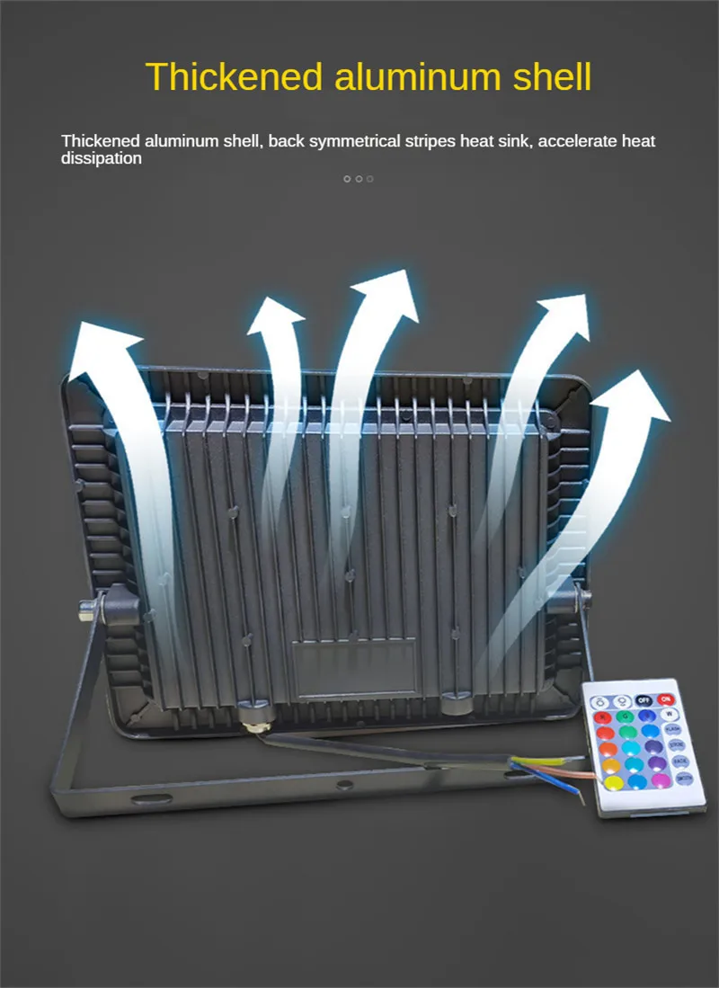 Светодиодный уличный водонепроницаемый RGB прожектор освещение для сада парка