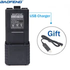 Аккумулятор большой емкости Baofeng UV-5R 7,4 В 3800 мАч с USB-кабелем для зарядки для BaoFeng