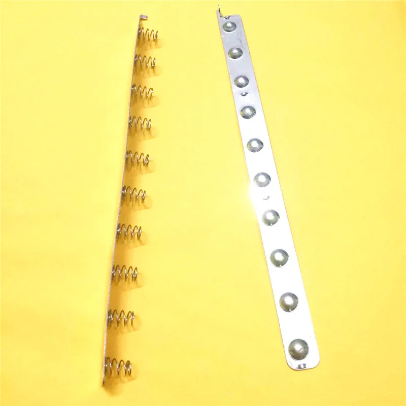 10 секций пружинная батарея 18650 для мобильных устройств положительная