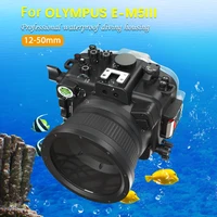 seafrogs waterproof camera housing for olympus e m5iii 40m130ft underwater drifting surfing swimming diving case