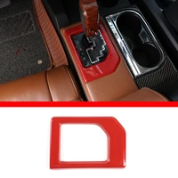 for 2014 2021 toyota tundra abs central control shift panel decorative frame stickers automotive interior accessories