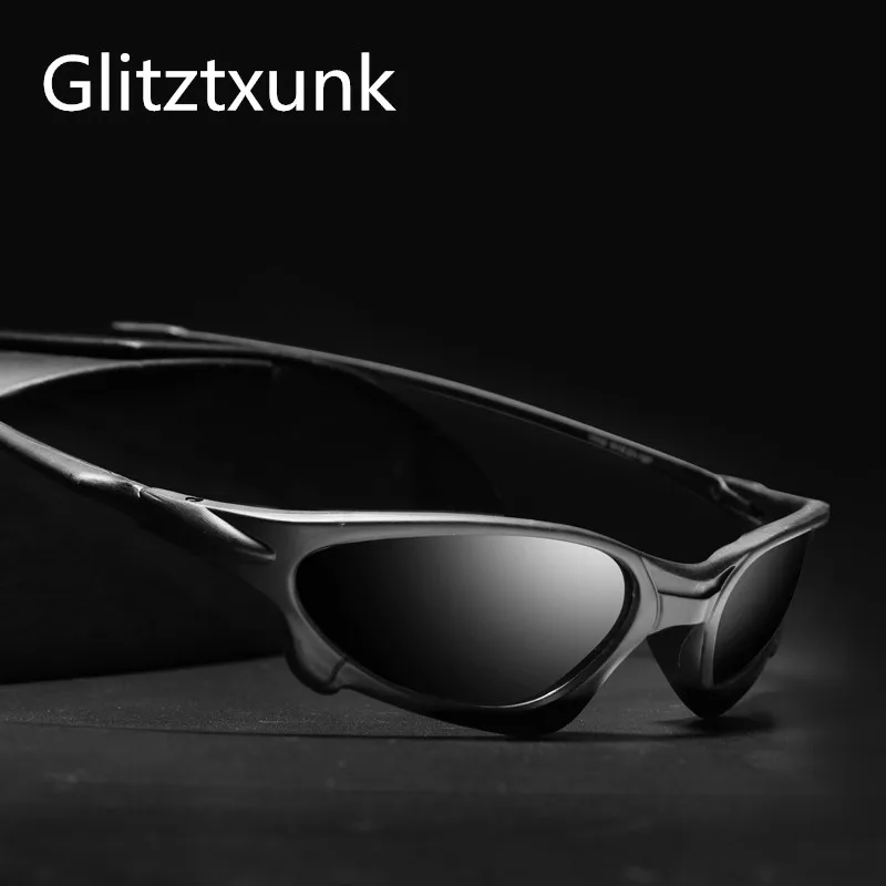 Солнечные очки Glitztxunk поляризационные UV400 Мужские спортивные брендовые