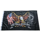 Бесплатная доставка 90*150 см 5*3 фута США Pow Mia Eagle флаг все прислали некоторым отдельным флагом из полиэстера для украшения