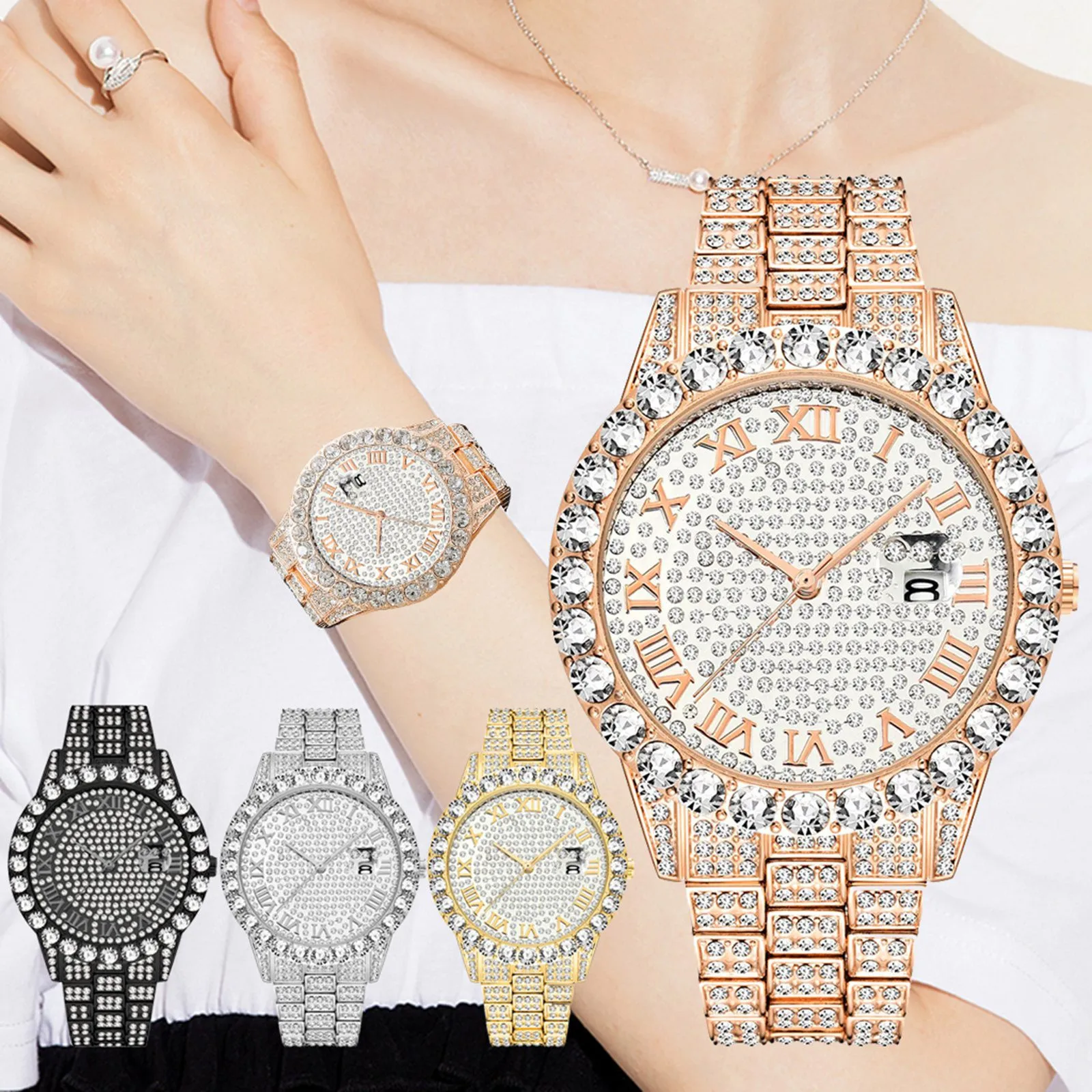

DZG Montre женские кварцевые часы Reloj роскошные женские Стразы алмазные аналоговые мерцающие наручные стальные полосы часы розовое золото сере...