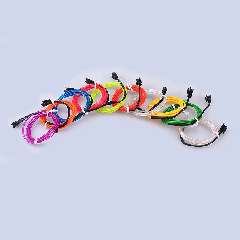 1 м Светодиодная гибкая неоновая светящаяся Электролюминесцентная трубка POSSBAY