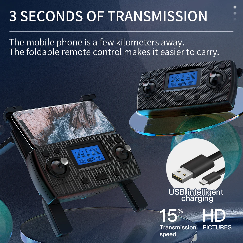 Дрон ZLRC SG907MAX с 2-осевой шарнирной камерой HD 4K GPS | Игрушки и хобби
