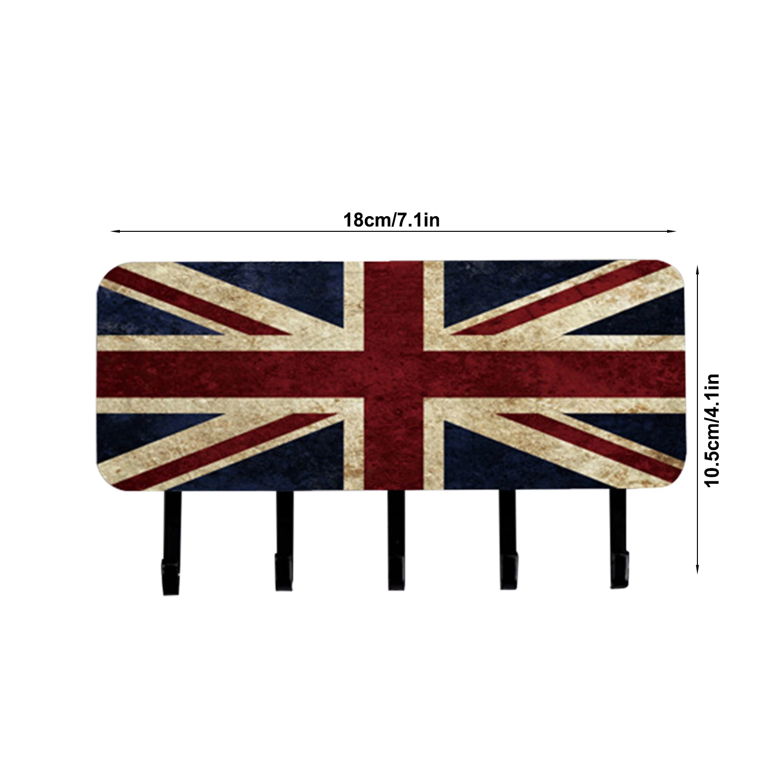 

Wall Mounted Key Hanger Mail Holder Sorter Box With 5 Key Hooks Wooden Decorative Wall Shelf Home Sundries Storage Box Key Rack