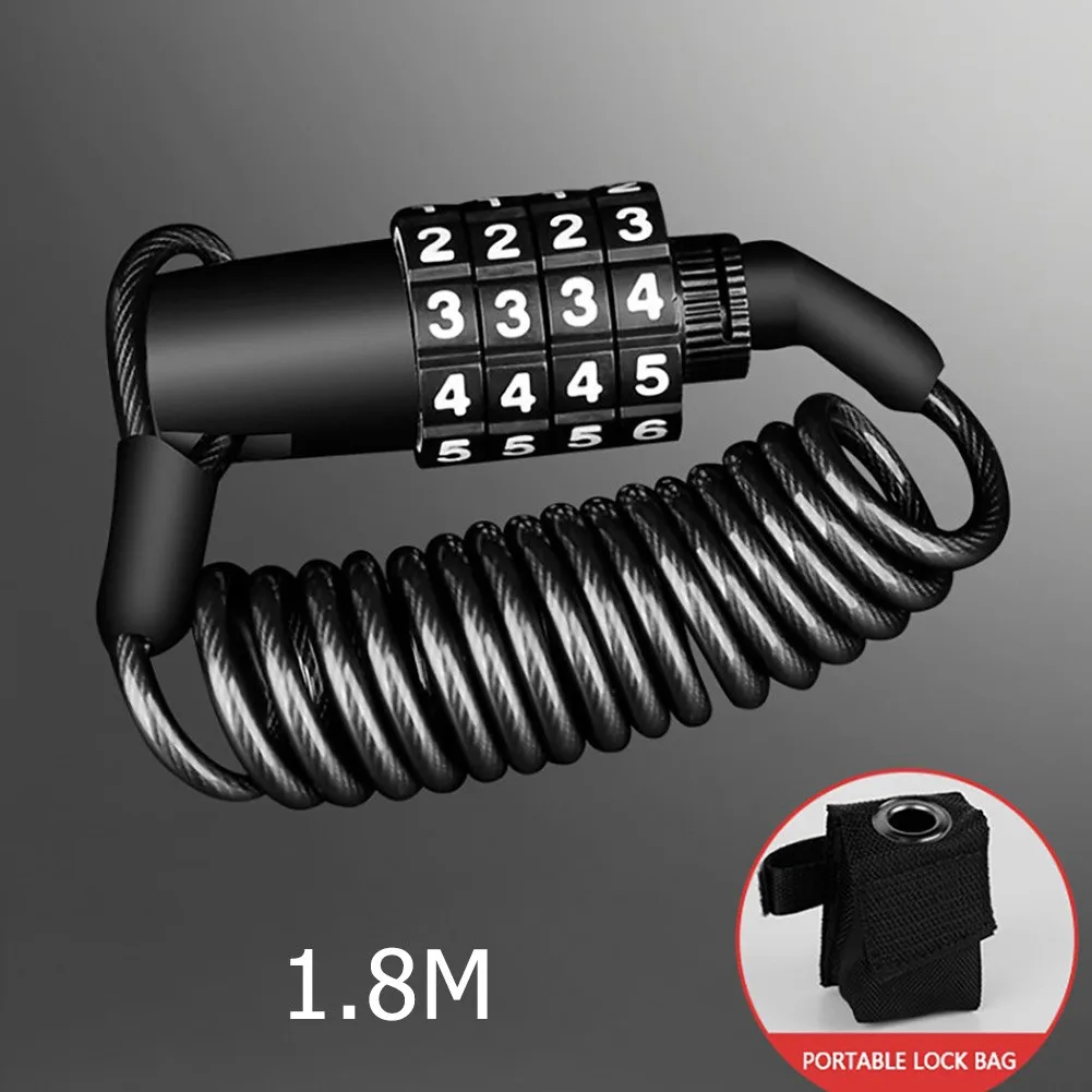 

4 Digit Bike Lock Anti-theft Password Bicycle Combination Lock Password
