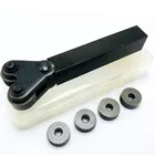 Стальной резак для токарного станка, 7 шт., накатка из высокопрочной стали с внутренним отверстием, 0,6 мм, 1,0 мм, 2,0 мм, 18 мм