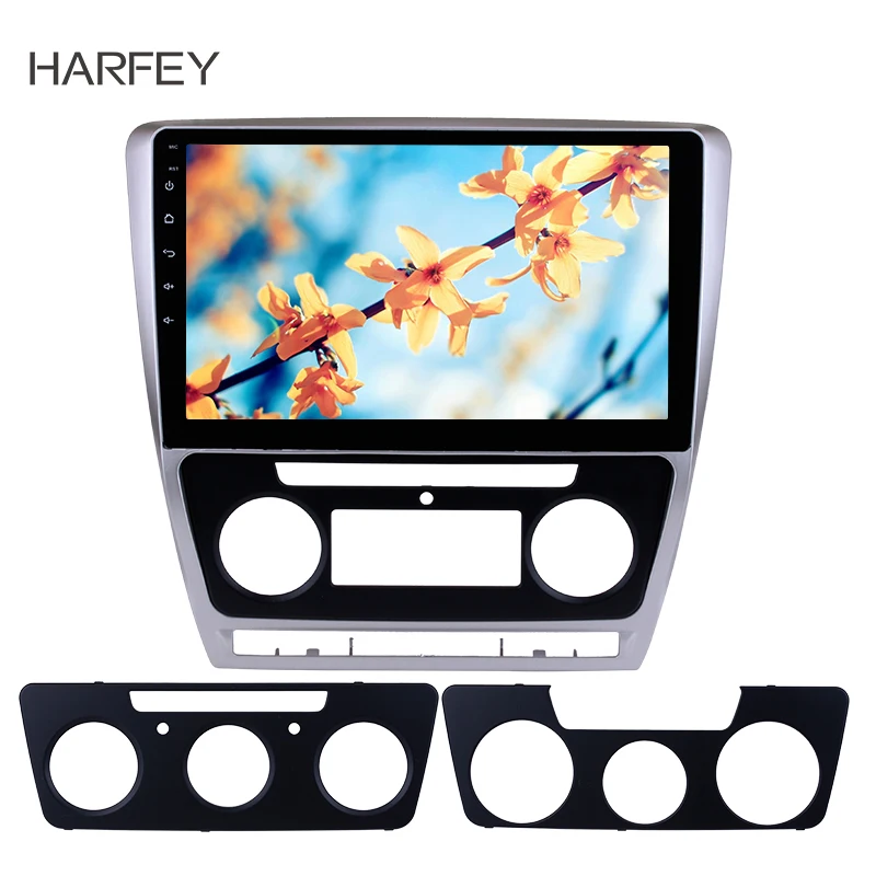 Harfey 2 din Android 8,1 сенсорный экран gps 10," Автомагнитола для Skoda Octavia 2007- Wifi Автомобильный мультимедийный плеер Автомагнитола