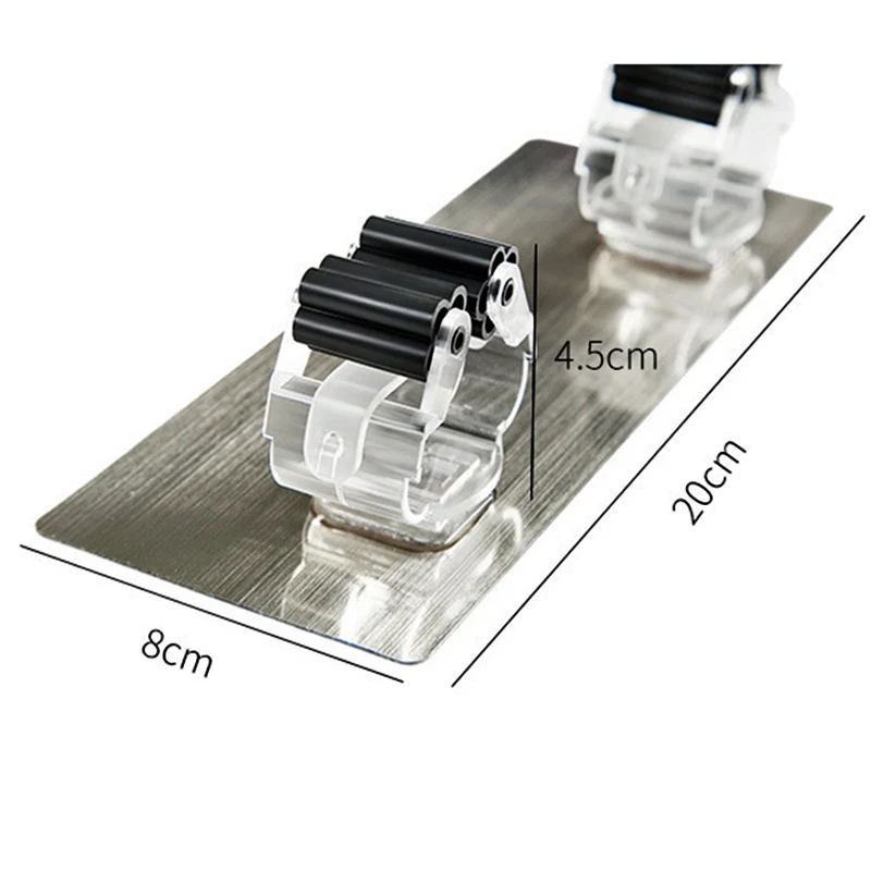 

Mop Clip Artifact Free Punch Frame Household Bathroom Toilet Seamless Strong Self-adhesive Hook Bathroom Accessories Wall Hook