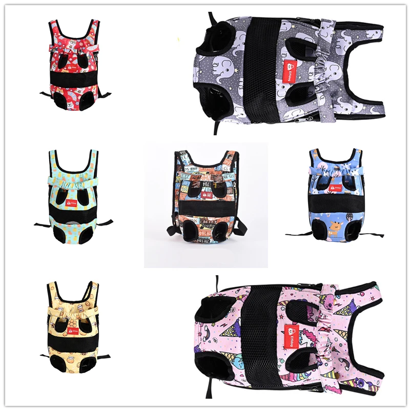 

Pet Carrying Bag Dog Chest Bag French Bulldog Shoulder Backpack Teddy Poodle Small Dog Traveling Out Bag Cat Bag Canvas Bag