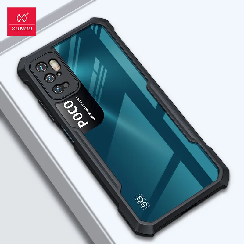 

For Poco M3 Pro Xundd Shockproof Phone Case Transparent Bumper With Airbag Technology Protective Soft Back For Poco M3 Pro Case