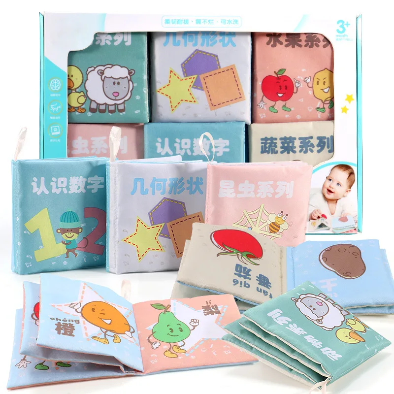 

Early Education and Wisdom Can't Be Torn and There Is a Sound Cloth-Made Boy Qimeng 0-3 Years Old Baby Memory Cognitive Toys