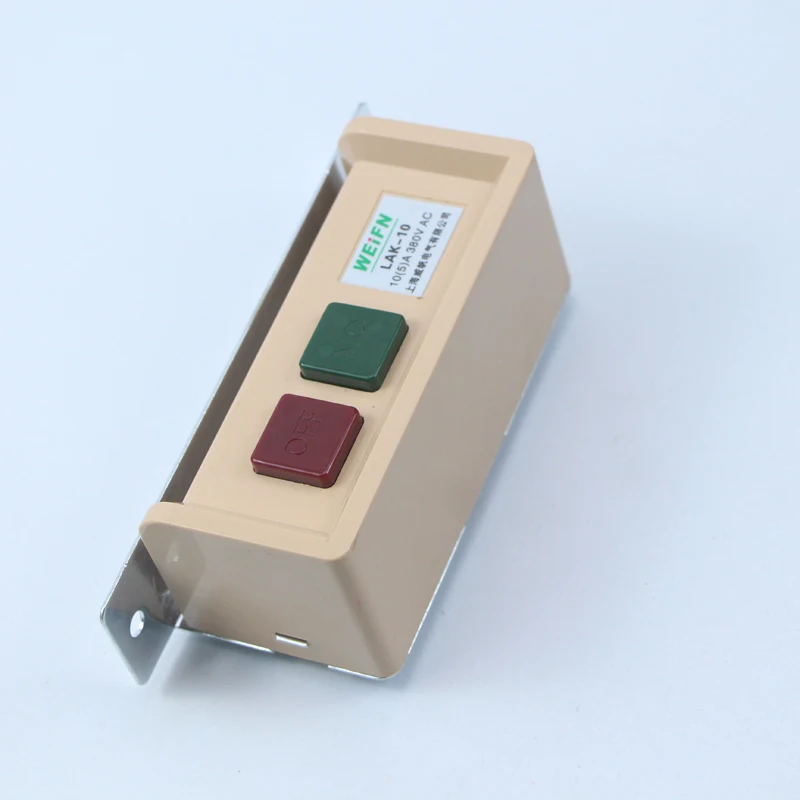 LAK 10 ВКЛ./ВЫКЛ. Пусковой стоп. Заподлицо. Кнопочный переключатель переменного тока