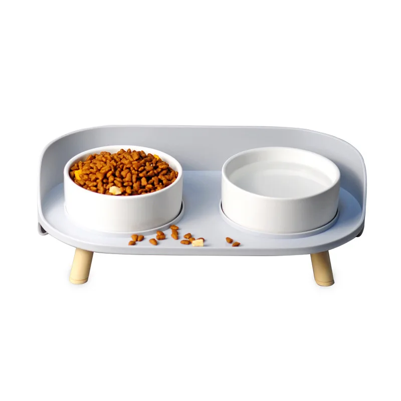 

Cat Bowl Double Bowl Cat Food Bowl Anti-Tip Protection Cervical Spine Cat Bowl Dog Bowl Dog Bowl Supplies Pet Ceramic Bowl