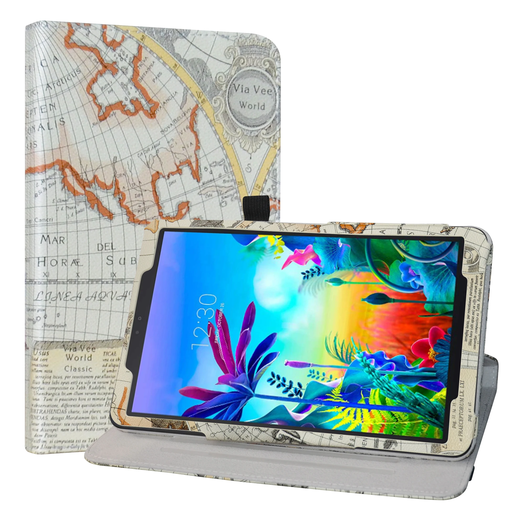 

360 Degree Rotary Rotating PU Leather For 10.1" LG G Pad 5 10.1 T600 Tablet