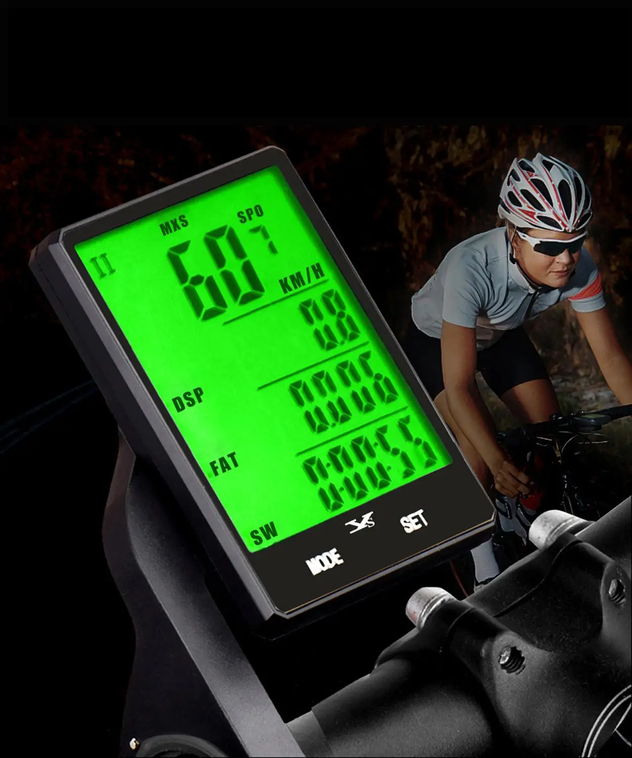 Велосипедный компьютер Спидометр GPS велосипедный большой экран 2 8 дюйма