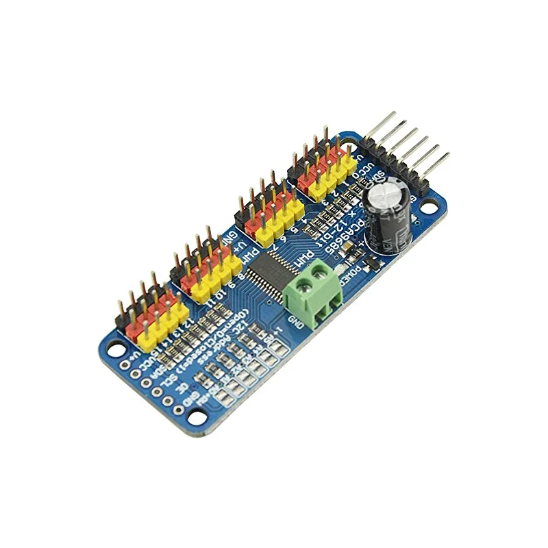 Модуль PCA9685 16-канальный 12-битный PWM/сервопривод-интерфейс I2C для arduino или Raspberry Pi