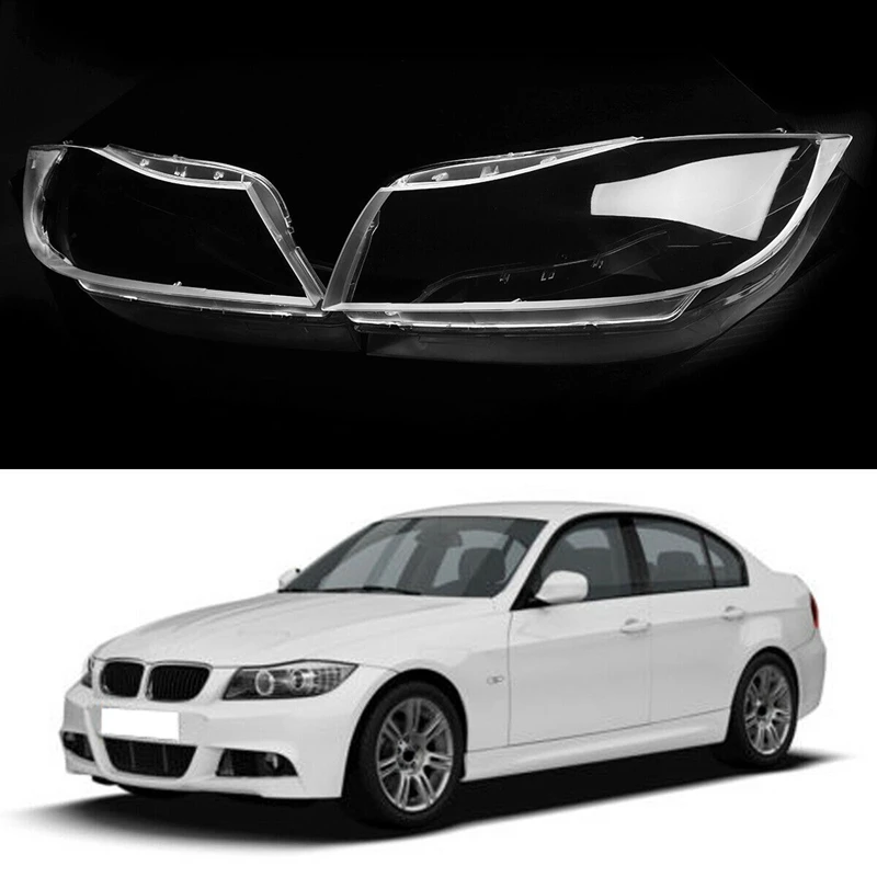 1 пара ксеноновые фары для автомобиля стеклянная лампа крышка объектива BMW 3 E90