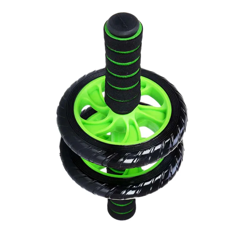 Спортивный тренажер для мышц абдоминальный гимнастический ролик Ab с ковриком