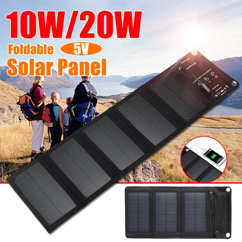 KINCO 10 Вт/20 Вт SunPower складное солнечное зарядное устройство 5 в USB выходное