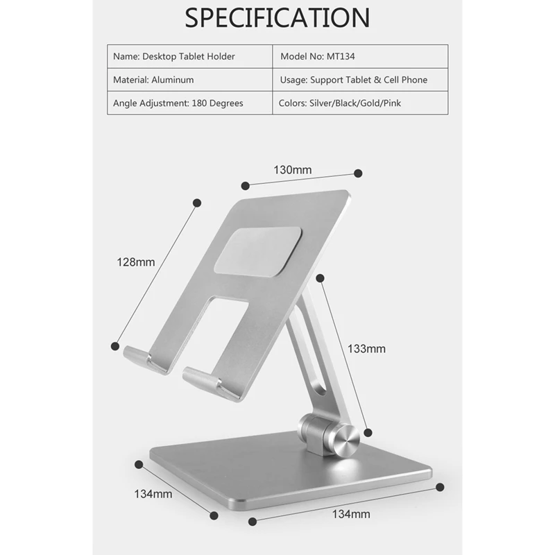 

Tablet Computer Stand Desktop Multi-Function Mobile Phone Stand Aluminum Alloy Foldable Mobile Phone Tablet Stand