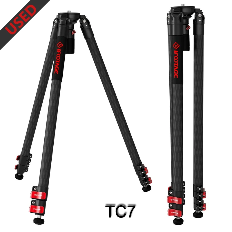 Бывший в употреблении штатив для видеокамеры IFOOTAGE TC 7 из углеродного волокна с