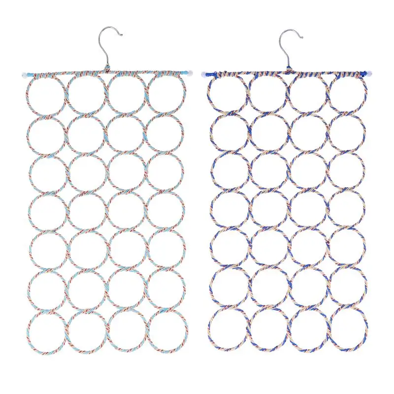 Новинка ободок из 28 колец вешалки для галстуков многофункциональный ремень