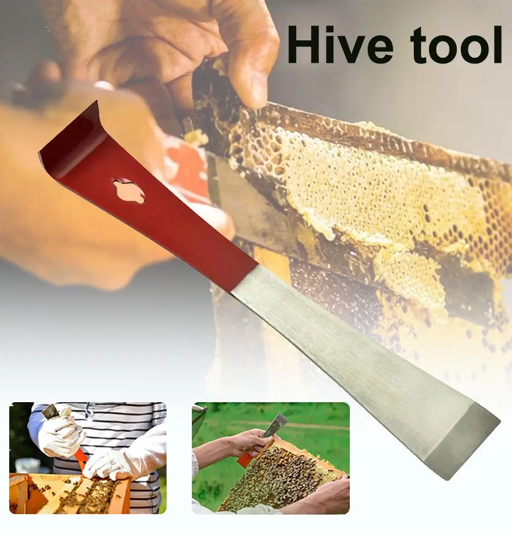 

Stainless Steel J-Shape Curved Beehive Scraper Multifunctional Beekeeping Beekeeping Equipment Apiculture Uncapping