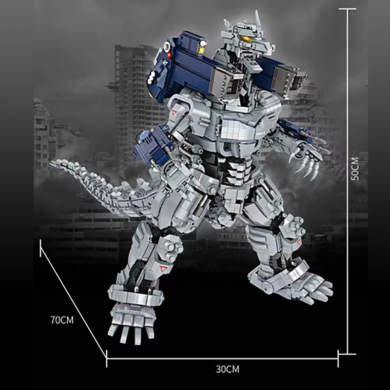 

Creator Movie Series Mechanical Goss Monster Highly Difficult Assembling Modular MOC Puzzle Model Building Blocks Bricks Kid Toy
