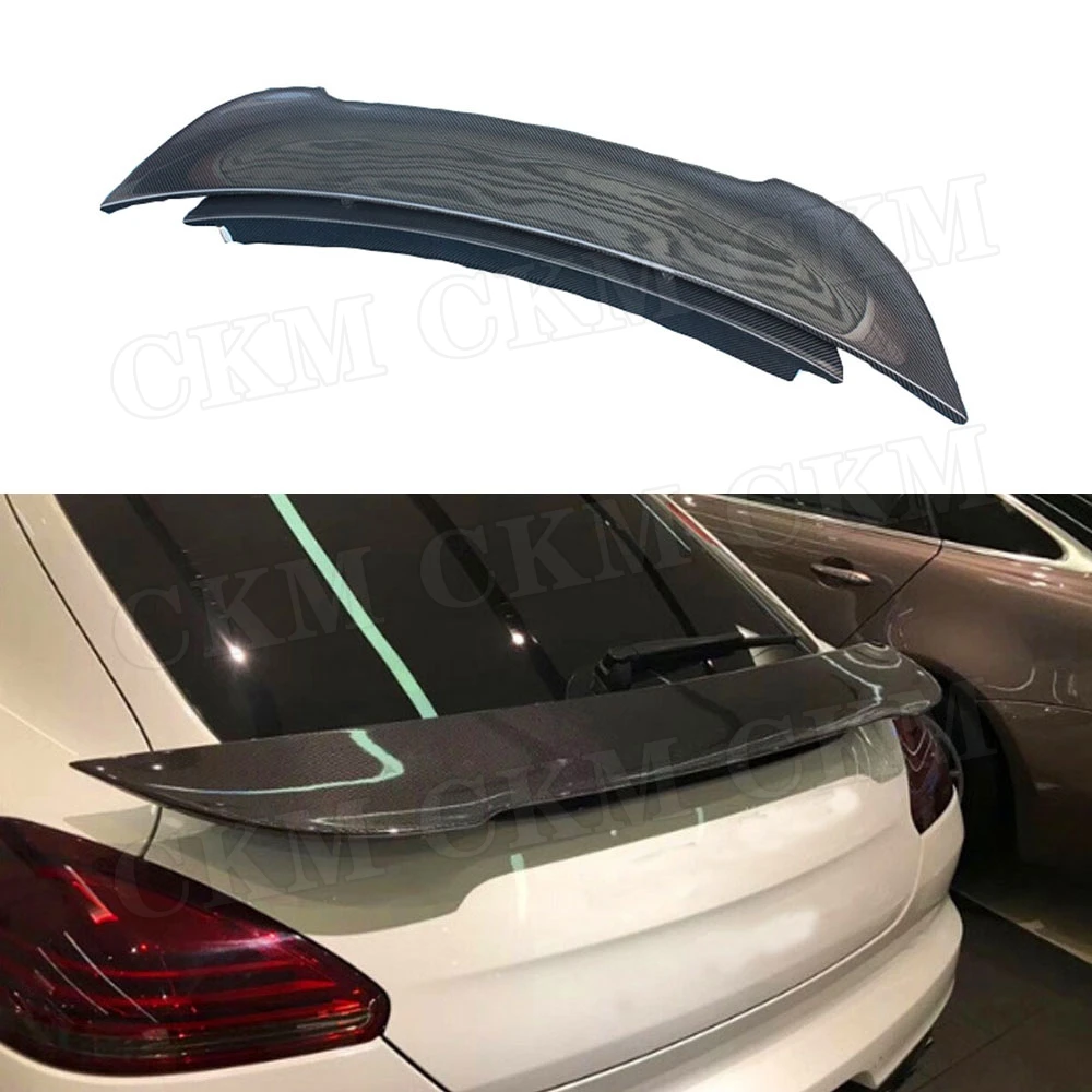 Спойлер для Porsche Panamera S 970 971 2010 2016 задний спойлер из углеродного волокна багажник